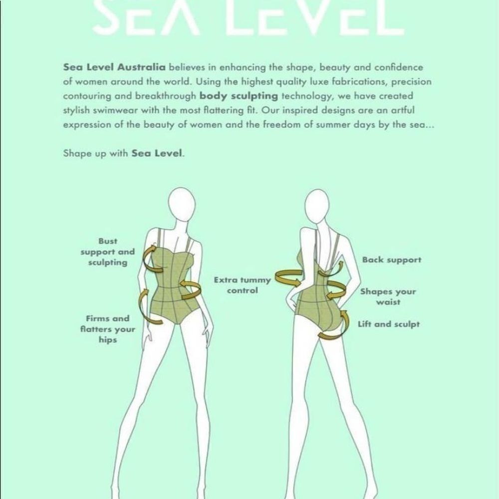Sea Level Essentials Spliced One Piece Swimsuit 4 - Picture 10 of 11